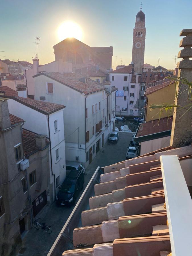 Laguna Blu Camera Tramonto Con Terrazza Panoramica In Comune Кьоджа Экстерьер фото